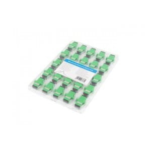Adapter światłowodowy Lanberg SM SC/APC simplex zaślepka czarna 25szt