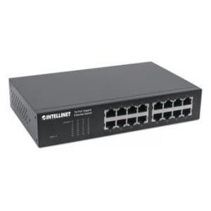 Switch niezarządzalny Intellinet 16x 10/100/1000 Mbps Desktop/Rack 19"