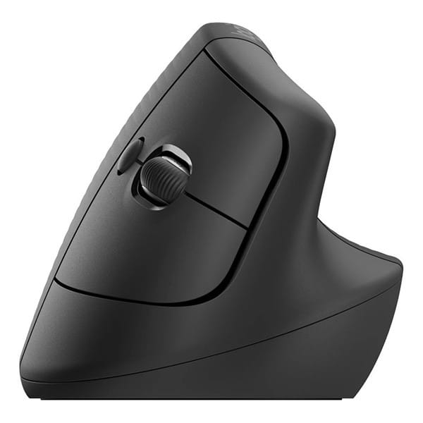 Logitech Mysz LIFT GRAPHITE, 4000DPI, bluetooth, optyczna, 6kl., bezprzewodowa, szara, 1 szt AA, ergonomiczna, wertykalna