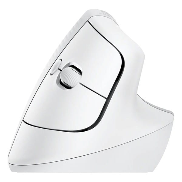 Logitech Mysz LIFT, 4000DPI, bluetooth, optyczna, 6kl., bezprzewodowa, biała, 1 szt AA, ergonomiczna, wertykalna