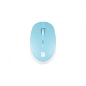 Mysz bezprzewodowa Natec Harrier 2 bluetooth 5.1 1600 DPI z cichym klikiem biało-niebieska