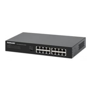 Switch niezarządzalny Intellinet 16x 10/100/1000 Mbps desktop/Rack 19" manual VLAN