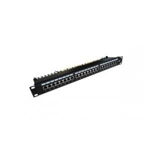 Patch panel DIGITUS 19" 24x RJ45 S/FTP kat. 6 1U z tacką