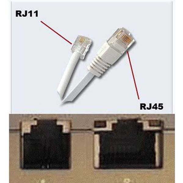 Kabel telefoniczny, RJ11 M-3m, płaski, czarny, do ADSL modem economy