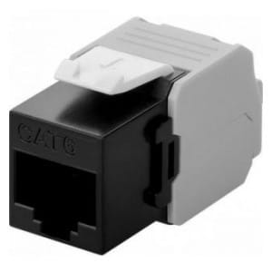Moduł Keystone Intellinet RJ45 UTP Cat.6 beznarzędziowy Toolless biały