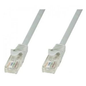 Patchcord TechlyPro Cat.5e UTP CCA 0,25m szary