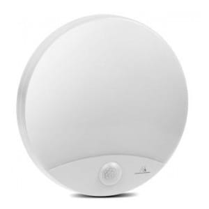 Lampa LED z czujnikiem ruchu Maclean, na podczerwień, kolor biały, 10W, IP44, barwa naturalna biała (4000K), 900lm, MCE357 W