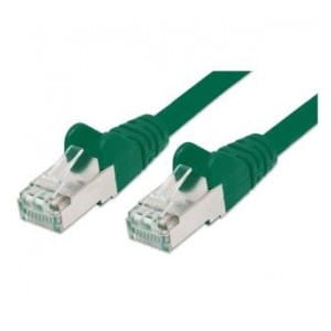PatchCord Intellinet 100% miedź Cat.5e FTP 1m zielony