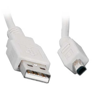 USB kabel (2.0), USB A M - 4-pin M, 1.8m, biały, MITSUMI