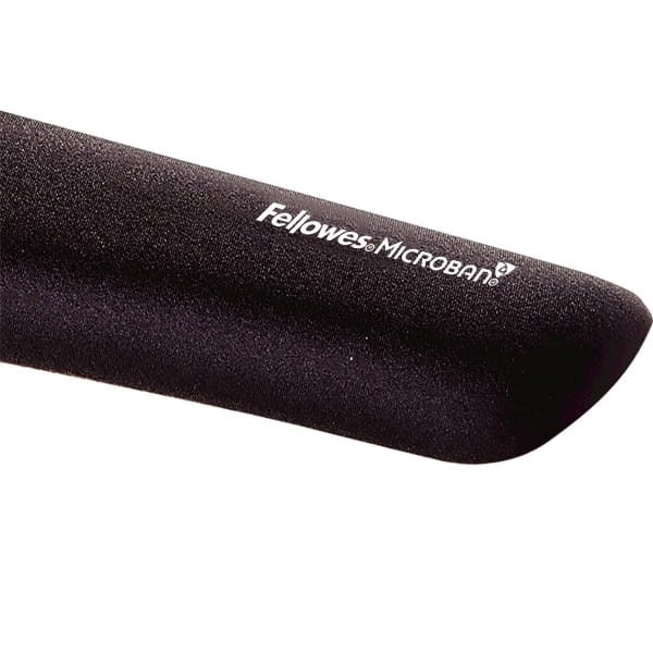 Ergonomiczna, piankowa, czarna, 47.5x6.2 cm, 1.5 cm, Fellowes, powłoka antybakteryjna MICROBAN