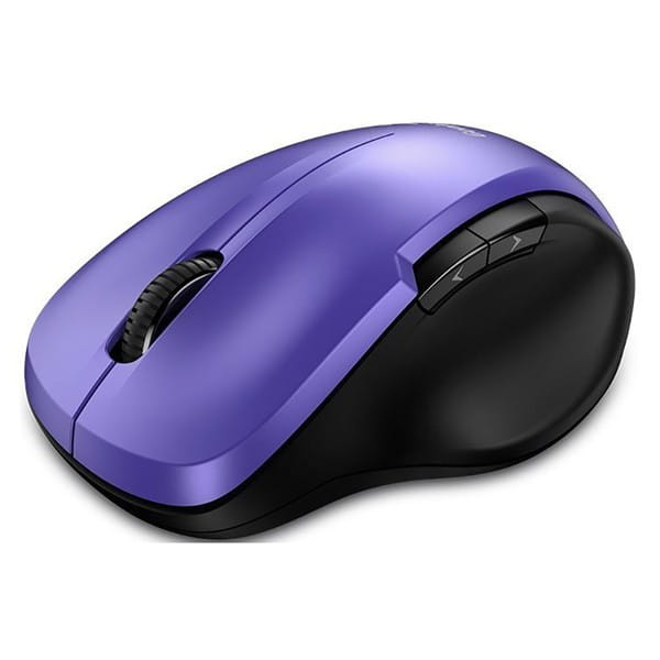 Genius Mysz Ergo 8200S, 1200DPI, 2.4 [GHz], optyczna, 5kl., bezprzewodowa, fioletowy, 1 szt AA, Blue-Eye sensor