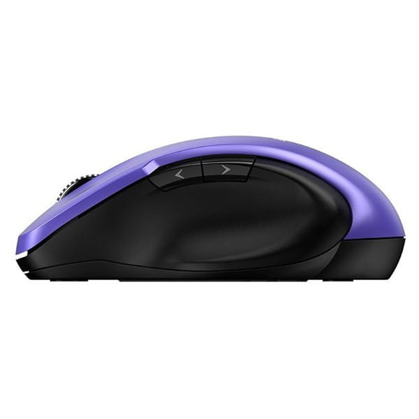 Genius Mysz Ergo 8200S, 1200DPI, 2.4 [GHz], optyczna, 5kl., bezprzewodowa, fioletowy, 1 szt AA, Blue-Eye sensor