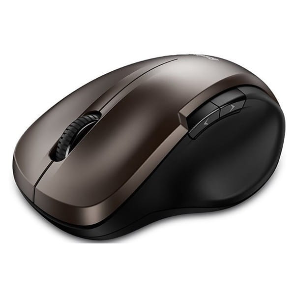 Genius Mysz Ergo 8200S, 1200DPI, 2.4 [GHz], optyczna, 5kl., bezprzewodowa, czekoladowy, 1 szt AA, Blue-Eye sensor