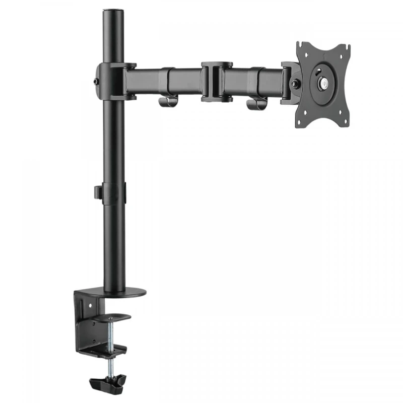 Regulowany uchwyt ULTRADESK na monitor, 2-9KG, mocowanie na zacisk, 17"-30", 75x75/100x100, czarny