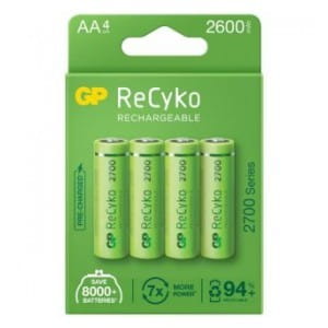 Akumulatorki AA / R6 GP ReCyko 2700 Series Ni-MH 2600mAh blister 4 sztuki