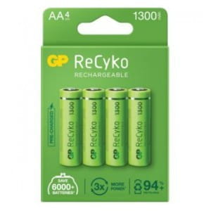 Akumulatorki AA / R6 GP ReCyko 1300 Series Ni-MH 1300mAh blister 4 sztuki
