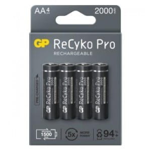 Akumulatorki AA / R6 GP ReCyko Pro Ni-MH 2000mAh blister 4 sztuki