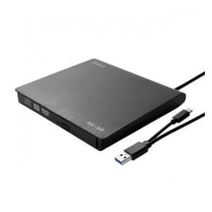 Nagrywarka DVD-RW SAVIO AK-59 zewnętrzna slim USB-C/USB-A