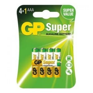 Bateria alkaliczna AAA / LR03 GP Super Alkaline x5