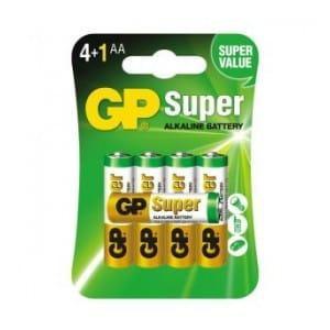 Bateria alkaliczna AA / LR6 GP Super Alkaline x5