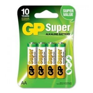 Bateria alkaliczna AA / LR6 GP Super Alkaline x4