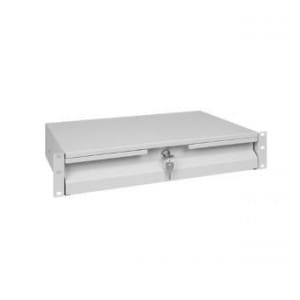 Szuflada do szafy RACK 19” 2U, Netrack szary