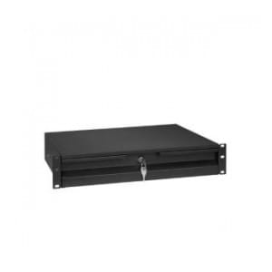 Szuflada do szafy RACK 19” 2U, Netrack czarny
