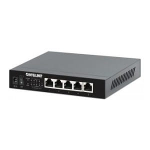Switch niezarządzalny Intellinet 5x 10/100/1000/2500 Mbps PoE+
