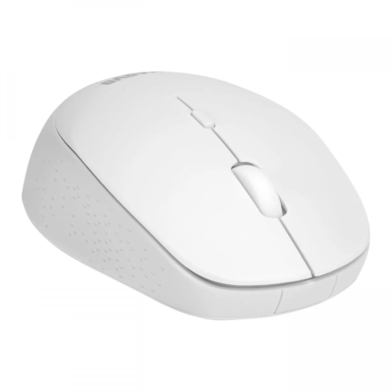 Marvo Mysz WM103WH, 1600DPI, 2.4 [GHz], optyczna, 4kl., bezprzewodowa, biała, 1 szt AA, biurowa, cicha