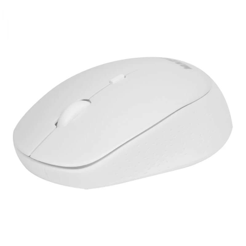 Marvo Mysz WM103WH, 1600DPI, 2.4 [GHz], optyczna, 4kl., bezprzewodowa, biała, 1 szt AA, biurowa, cicha