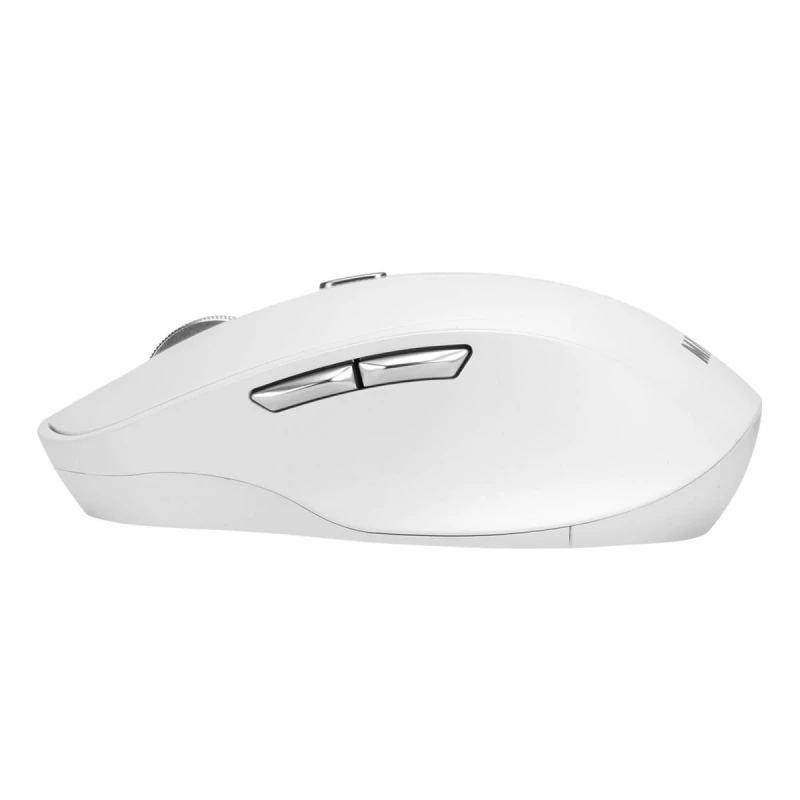 Marvo Mysz WM106W WH, 1600DPI, Bluetooth a 2,4GHz, optyczna, 6kl., bezprzewodowa, biała, wbudowany akumulator, biurowa, cicha