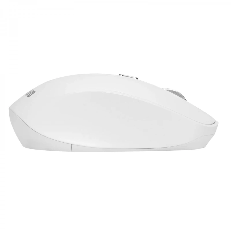 Marvo Mysz WM106W WH, 1600DPI, Bluetooth a 2,4GHz, optyczna, 6kl., bezprzewodowa, biała, wbudowany akumulator, biurowa, cicha