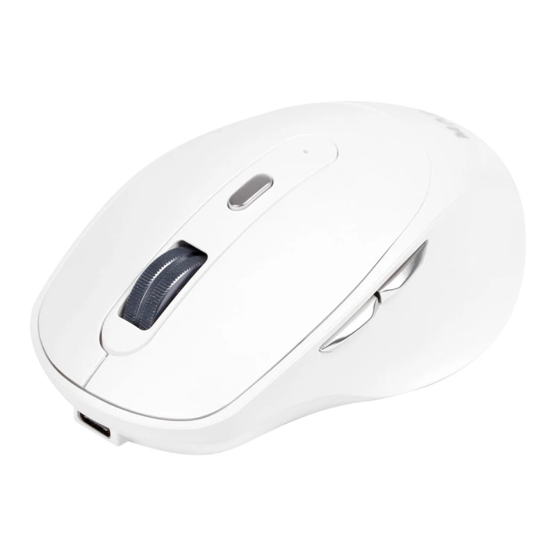Marvo Mysz WM106W WH, 1600DPI, Bluetooth a 2,4GHz, optyczna, 6kl., bezprzewodowa, biała, wbudowany akumulator, biurowa, cicha