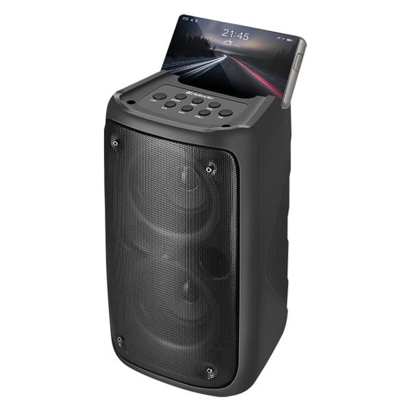 Defender głośnik BOOMER 20, Li-Ion, 2.0, 20W, czarny, regulacja głośności, podświetlenie LED, BT 5.0, TWS, 150Hz~18kHz