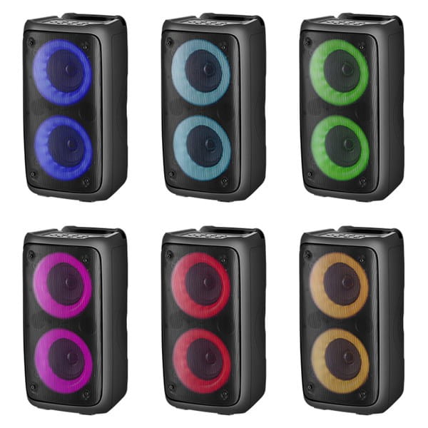Defender głośnik BOOMER 20, Li-Ion, 2.0, 20W, czarny, regulacja głośności, podświetlenie LED, BT 5.0, TWS, 150Hz~18kHz