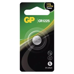 Bateria litowa, guzikowa, CR1225, 3V, GP, blistr, 1-pack