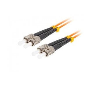 Patchcord światłowodowy Lanberg MM ST/UPC-ST/UPC DUPLEX 3.0MM OM2 50/125 LSZH 5m pomarańczowy