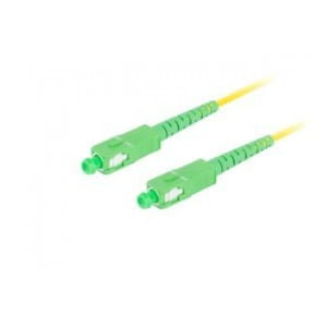 Patchcord światłowodowy Lanberg SM SC/APC-SC/APC SIMPLEX 3.0MM LSZH G657A1 2M żółty