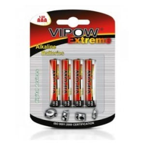 Baterie alkaliczne AAA VIPOW Extreme LR03 4szt./bl.