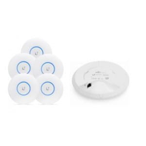 Access Point UBIQUITI UniFi UAP-AC-LITE AP AC867 5GHz, N300 2,4GHz 122m 1GbE LAN 5-pack