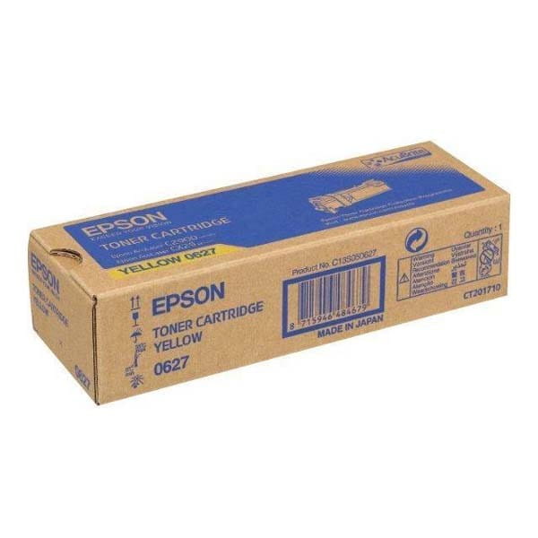 Epson oryginalny toner C13S050627, yellow, 2500s, Epson Aculaser C2900N, O