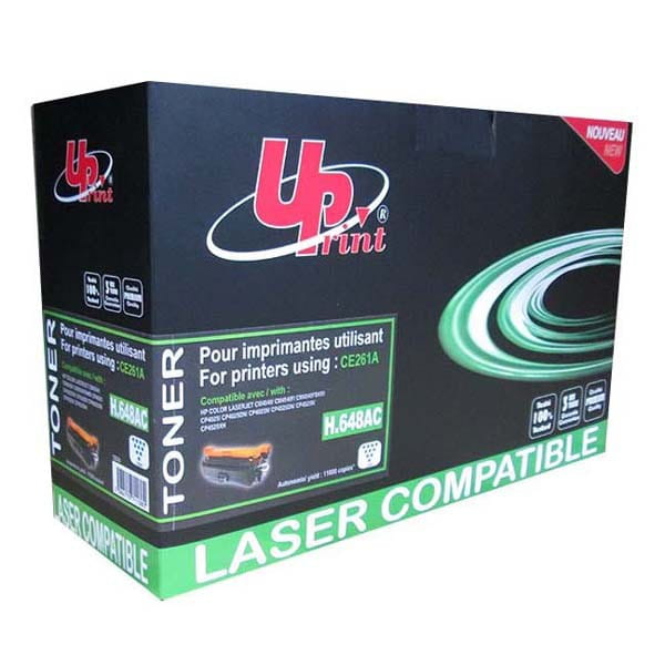UPrint kompatybilny toner z CE261A, cyan, 11000s, H.648AC, dla HP Color LaserJet CP4025, CP4525, UPrint