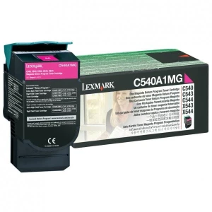 Lexmark oryginalny toner C540A1MG, magenta, 1000s, Lexmark C540, X543, X544, X543, X544, O