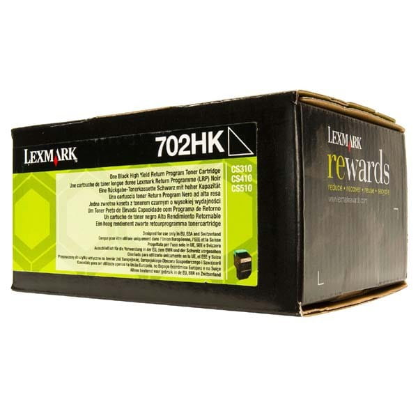 Lexmark oryginalny toner 70C2HK0, black, 4000s, high capacity, return, Lexmark CS510de, CS410dn, CS310dn, CS310n, CS410n, O