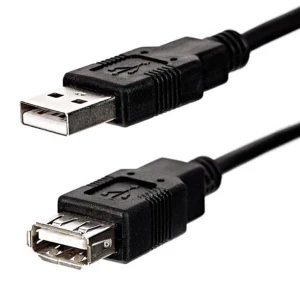 Logo Economy Przedłużacz USB (2.0), USB A M - USB A F, 1.8m, czarny
