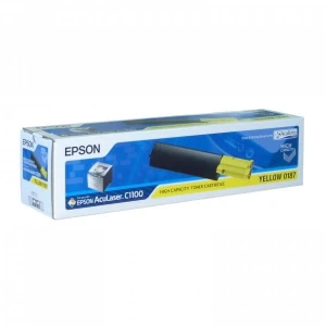 Epson oryginalny toner C13S050187, yellow, 4000s, high capacity
