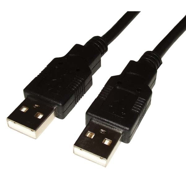 Kabel USB (2.0), USB A M- USB A M, 1.8m, szary, High Speed