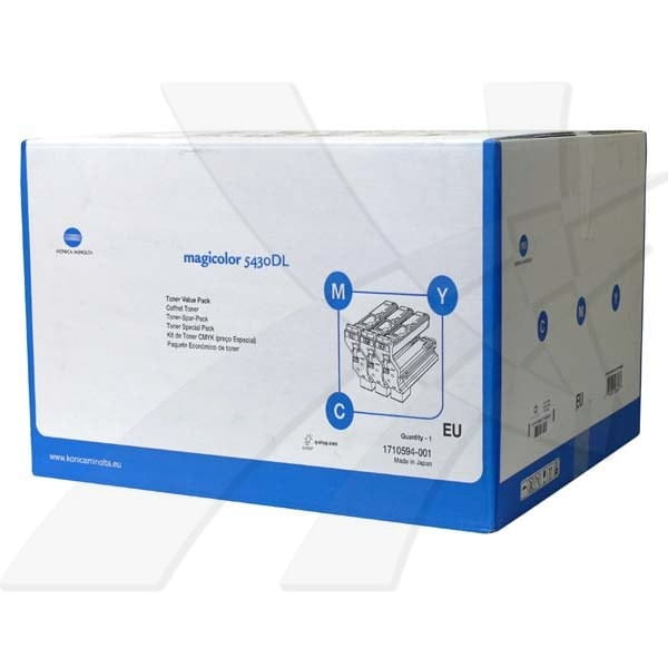 Konica Minolta oryginalny toner 9960A1710594001, CMY, 18000 (3x6000)s, 1710-5940-01, Konica Minolta QMS Magic Color 5430, O