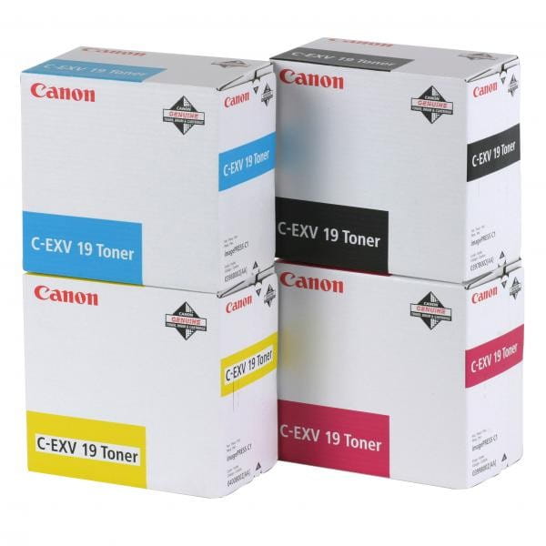 Canon oryginalny toner CEXV19, black, 16000s, 0397B002, Canon ImagePress C1, O