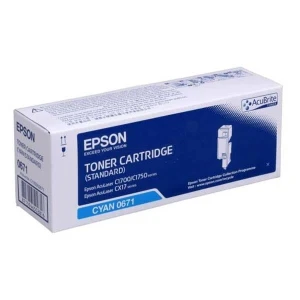 Epson oryginalny toner C13S050671, cyan, 700s, Epson Aculaser C1700, C1750, CX17 series, O